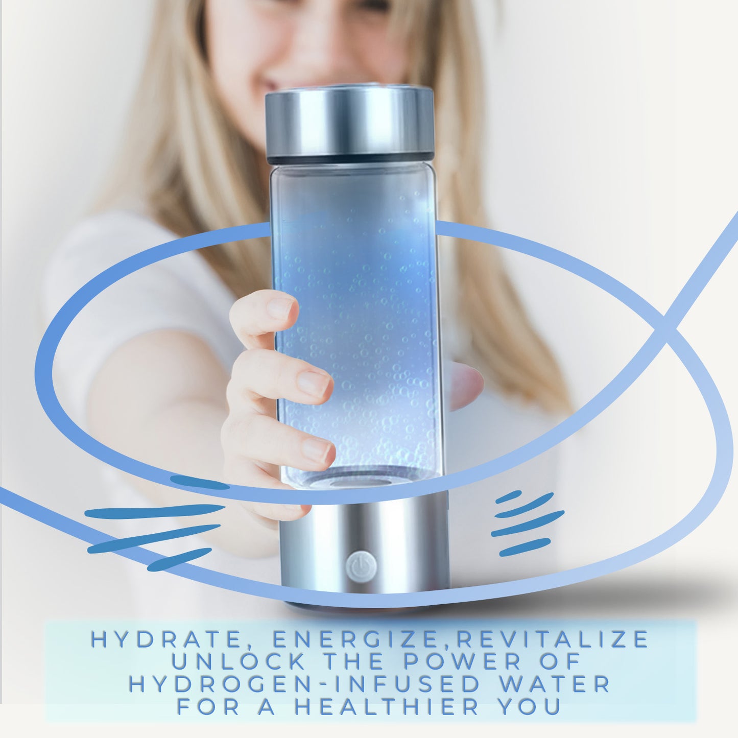 Hydrogen Generating Water Bottle
